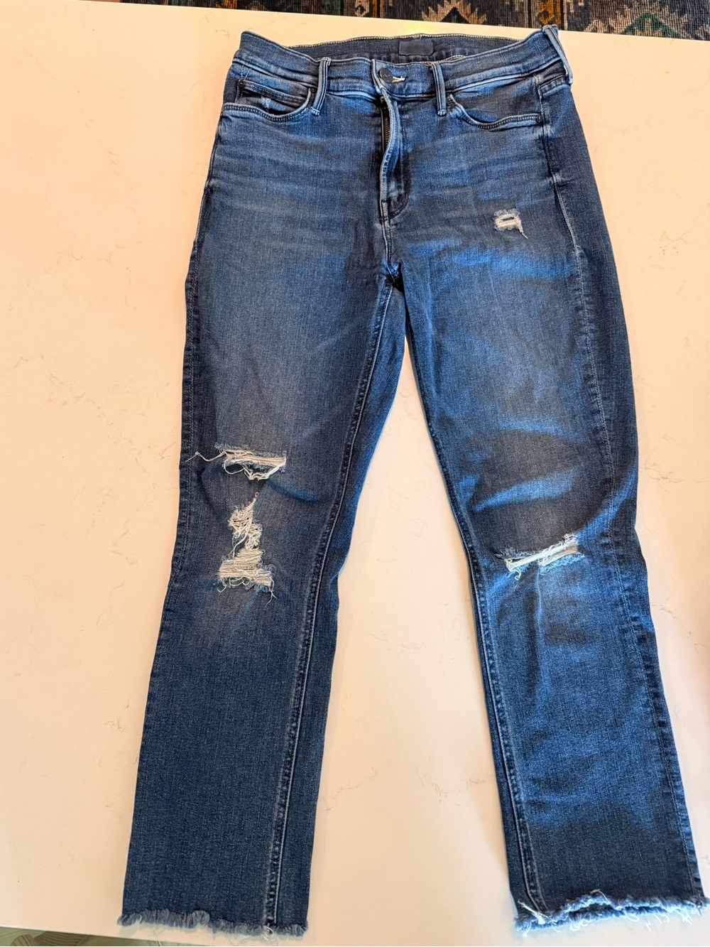 MOTHER The Mid Rise Dazzler Ankle Size 29